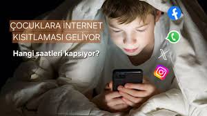 Çocuklara internet kısıtlaması yolda